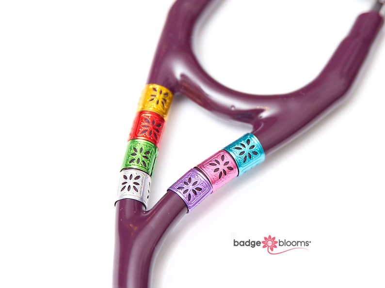 BadgeBlooms Nurse Gift Doctor Gift Steth Tag Cute Steth Tag Stethoscope Charm Physician Jewelry Nurse Jewelry Stethoscope ID
