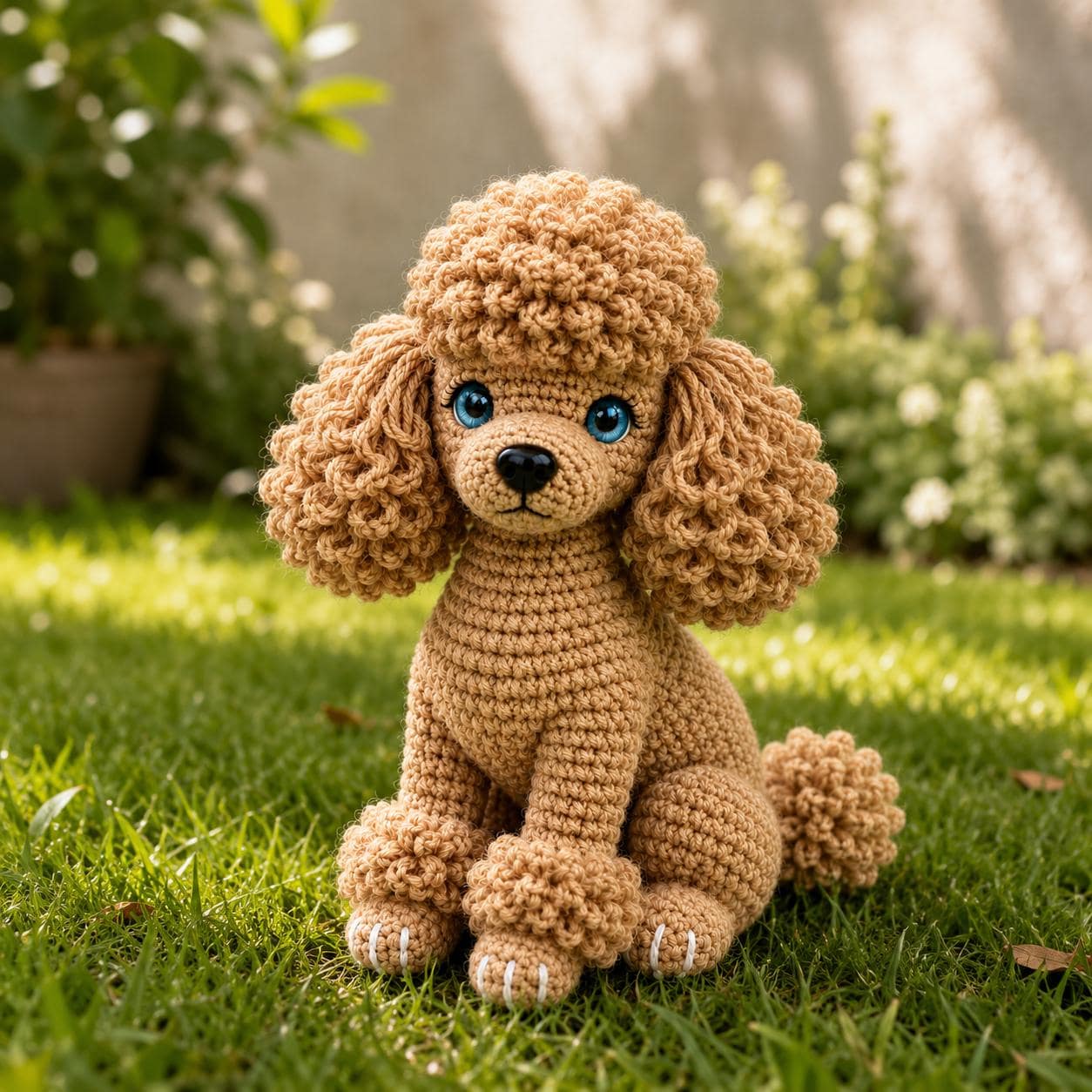 36 Poodle Crochet Patterns to Stitch Adorable Dogs, Toys, and Textured Amigurumi 18 Crochet Poodle Dog