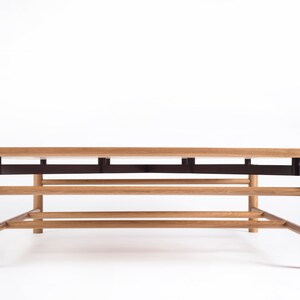 Coffee Table, Custom, Hardwood, Rift White Oak, Wenge, Square image 2