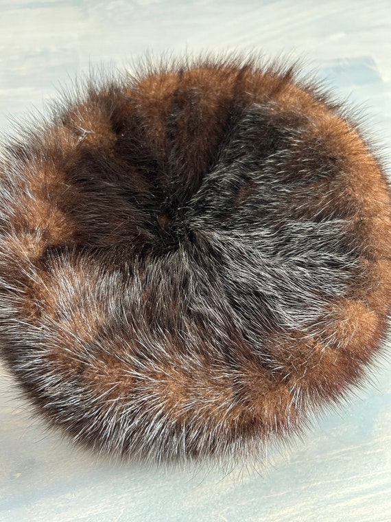 Mid Century Designer Mink Clip Toque Hat, I. Magn… - image 4