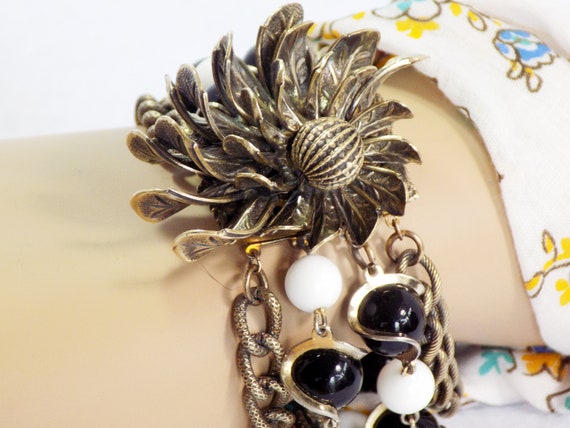Vintage Miriam Haskell Bracelet , Designer Haskell