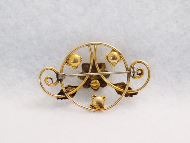 Anniversary Gift Amethyst Jewelry Designer Flower Pin Vintage Hobson Jewelry Mid Century Jewelry Vintage Hobson Brooch