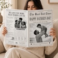 Custom Father's Day Newspaper Template, Personalized Dad Gift, 4-Page Canva (Digital Download) product logo