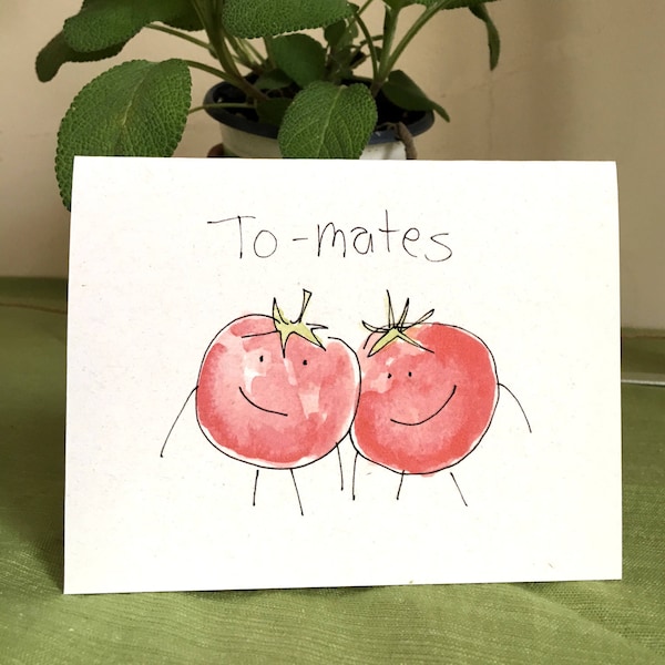 To-mates Greeting Cards - 6 pack