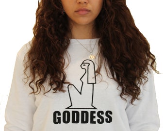 Goddess Egyptian Hieroglyphic Sweatshirt