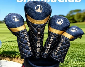 HONMA BERES golfclubheadcovers en ijzeren headcovers 1+3+5+UT leer
