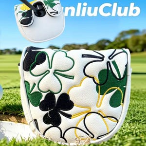 20 Styles Central Axis L.A.B DF3 Golf Club Mallet Putter Head Covers Leather Magnetic Flower