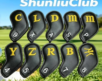 ミウラゴルフアイアンヘッドカバー 456789PASX レザーマグネット式