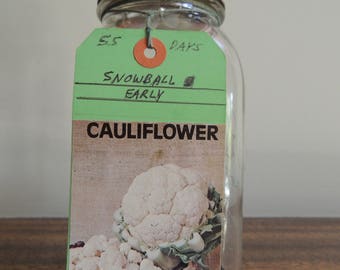 Cauliflower 'Snowball' Seed, Snowball Cauliflower Seeds, Non GMO Seed, Heirloom Seed