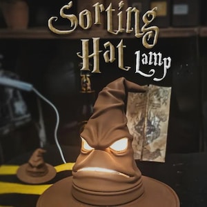 Decorative Night Lamp Magical Wizard Hat Design Unbreakable Plastic For Kids Bedroom And Study Desk