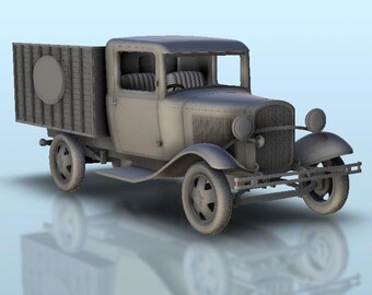 Ford Model 1929 AA - STL 3D Printing Modern Conflicts 20th 21st Century