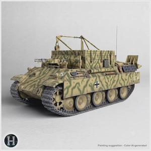 German Panther Tank Stl - Etsy