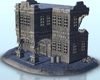 Brick reception hall - STL 3D Printing Modern Conflicts 20th 21st Century