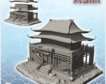 Big asian building with double access stairs (36)