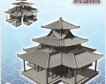 Asian building with double floor and large canopy (39)