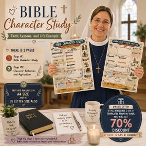 bible study printable, bible study notes, catholic bible study, bible study guides, inductive bible study, bible study kit, bible study binder, bible study digital, bible study journals, bible character & bible reflection template, printable bible study bible study workbook bible study sheets bible study worksheet bible study bible study pages bible study methods guided bible study genesis bible study bible study download bible character png cute bible character bible reading plan