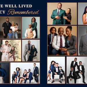 “Floral blue funeral program template Canva editable memorial booklet with photo, obituary, and service schedule pages”
“Modern Canva funeral program template blue design editable printable memorial service program with elegant layout”