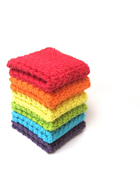 Items similar to ROYGBIV tea towels. Rainbow kitchen towels. Cotton