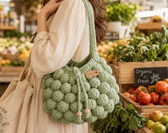Puffy Cloud Tasche häkeln, Anleitung für Anfänger (PDF-Download)