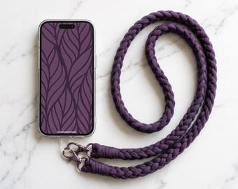 Crochet Phone Lanyard Pattern, Beginner Friendly Strap PDF