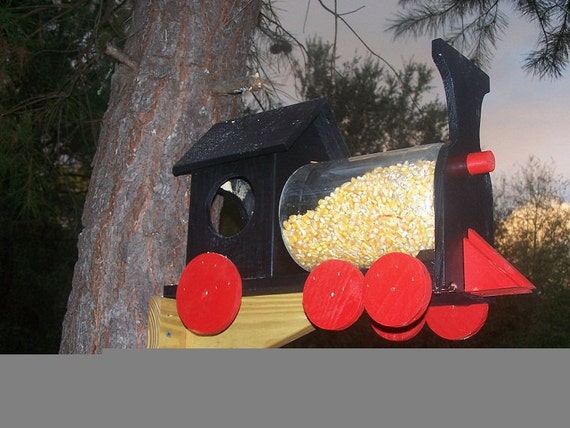 Squirrel Train Feeder Etsy