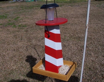 Solar Lighthouse Bird feeder