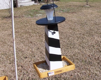 Solar Lighthouse Bird feeder