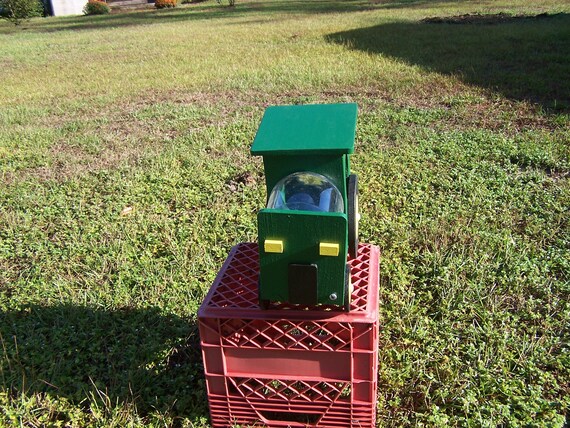 Tractor Green And Yellow Squirrel Feeder Etsy