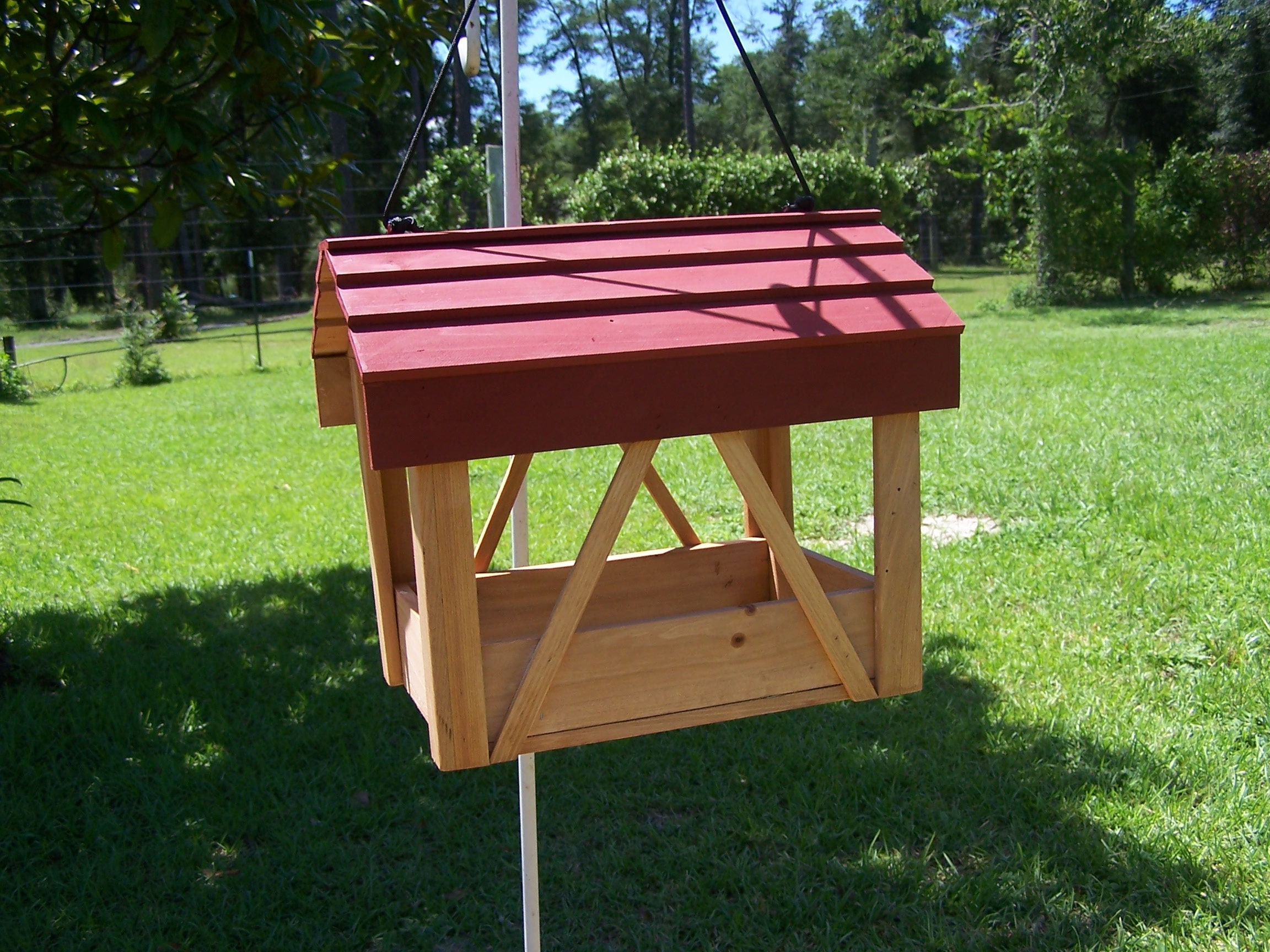 Covered Bridge Bird Feeder
