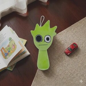 Incredibox Lime Plush Toy: Soft Stuffed Green Character Doll (20cm)