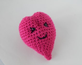 Cute and Easy Amigurumi Heart PDF Crochet Pattern