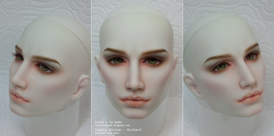 Richard Resin Bjd Head Etsy