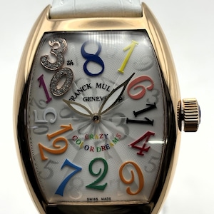 Vintage Franck Muller Crazy Color Dreams Automatic Rose Gold Watch – Men's Swiss Made