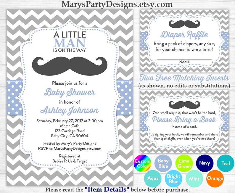 Small Person Little one Shower Invitation - Boy Kid Blue Mustache Sprinkle Totally free Diaper Raffle Ticket E book Check with Card Customized Printable picture regarding Free Printable Mustache Baby Shower Invitations named Very little Person Boy or girl Shower Invitation - Boy Child Blue Mustache Sprinkle Absolutely free Diaper Raffle Ticket Ebook Question Card Custom made Printable