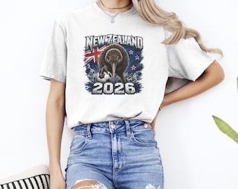 New Zeland Soccer 2026 Shirt, Comfort Colors 1717, New Zeland Football Fan Tee, Unisex Match Day T-Shirt, Sports Fan Gift