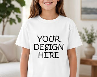 Comfort Colors 9018 Mockup Bundle, Youth T-Shirt Mockup, Kids Shirt Mockup, Child Model Mockup, 170 Images, 17 Colors, POD Mockup Bundle