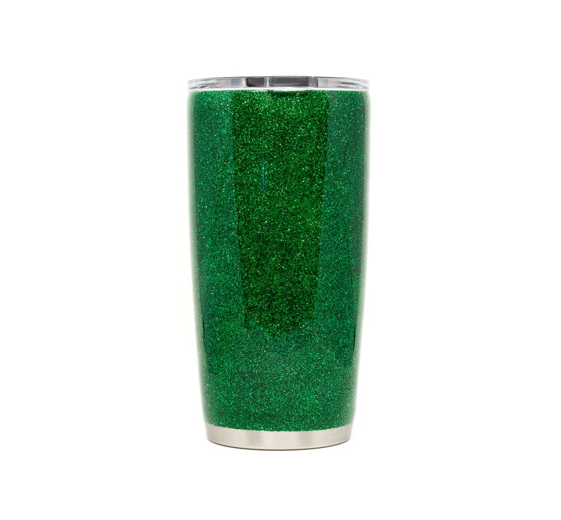 Dark Green Glitter Yeti Hogg Ozark Tumbler forest green Etsy