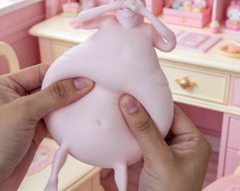 TheMugly Rene Doll – Squishy Desk Buddy, Collectible Gremlin