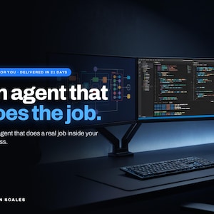 Op maat gemaakte AI-agent voor uw bedrijf, onderzoeksrapportage of operationele agent, inclusief tools en documentatie, geleverd als code.