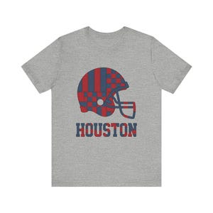 Houston Texans patchwork helm voetbalshirt, retro wedstrijdshirt, unisex fankleding, sportcadeau afbeelding 3