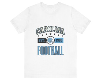 Carolina Vintage Crest T-Shirt | Football Fan Graphic | Unisex T-Shirt