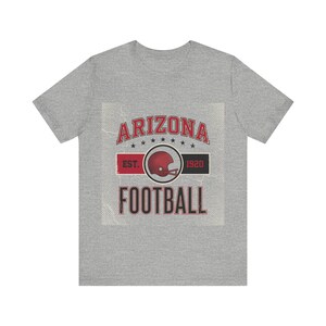 Arizona Vintage Crest T-Shirt | Football Fan Graphic | Unisex T-Shirt image 2
