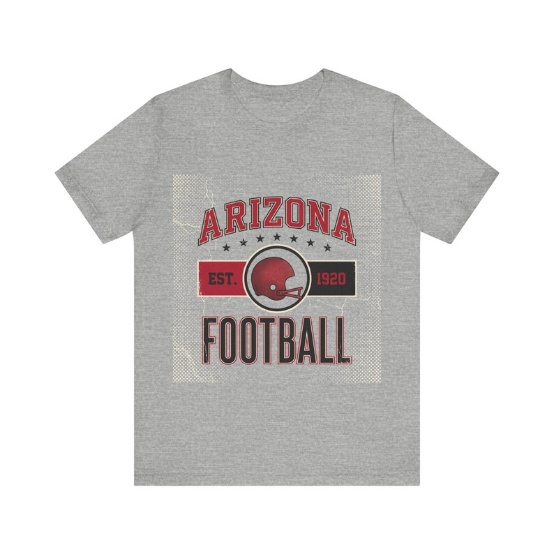 Arizona Vintage Crest T-Shirt | Football Fan Graphic | Unisex T-Shirt image 2