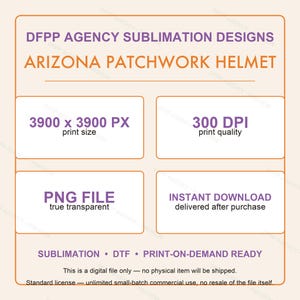 Arizona Patchwork Helmet PNG, Football Fan Sublimation, Shirt Clipart, Digital Download image 7