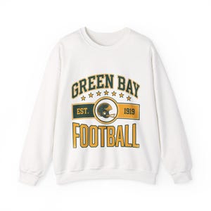 Green Bay Vintage-Sweatshirt mit Wappen | Fan-Motiv | Unisex-Sweatshirt Bild 1