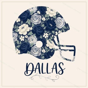 Dallas Helmet PNG Bundle, 8 Football Fan Styles, Sublimation and DTF Designs, Instant Download image 4