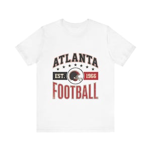 Atlanta Vintage Crest T-Shirt | Football Fan Graphic | Unisex T-Shirt image 1