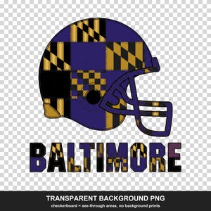 Casco patchwork dei Baltimore Ravens PNG, sublimazione per football americano, maglietta da giorno partita, download digitale immagine 2