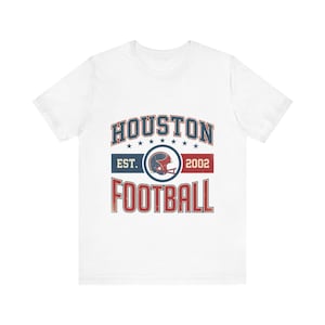 Houston Vintage Wappen T-Shirt | Fan-Motiv | Unisex-T-Shirt Bild 1