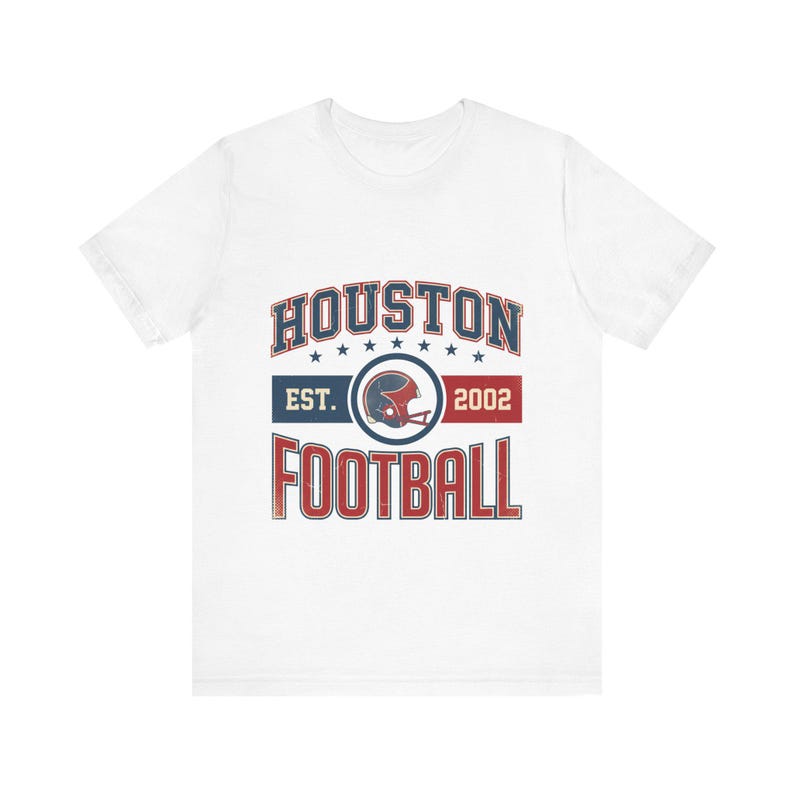 Houston Vintage Wappen T-Shirt | Fan-Motiv | Unisex-T-Shirt Bild 1